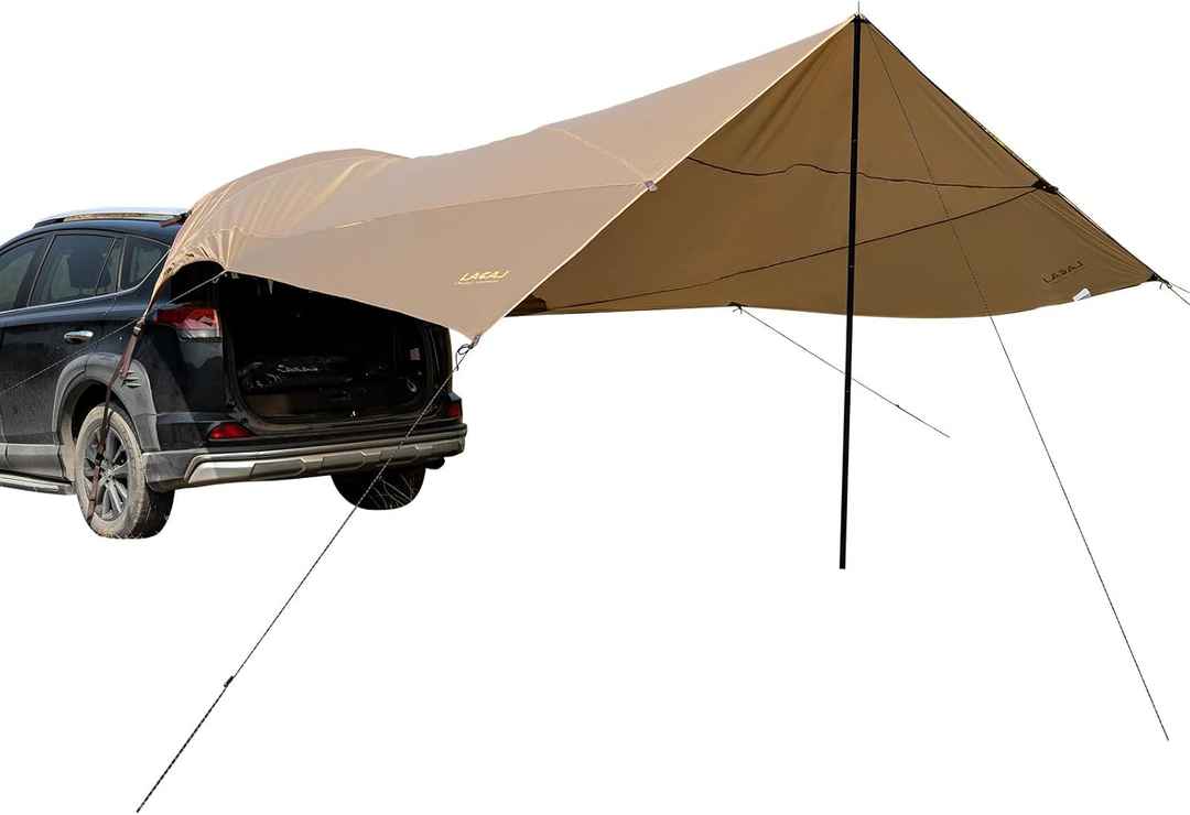 G2 GO2GETHER Tailgate Tent - Car Awning Sun Shelter - Waterproof 3000MM, UPF 50+ - For Outdoor Camping, SUV, Truck, Van, Camper, Trailer